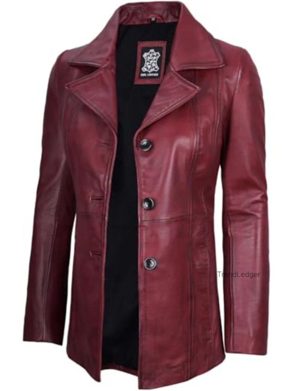 Real Lambskin Leather Blazer for Women - Casual Stylish Jacket